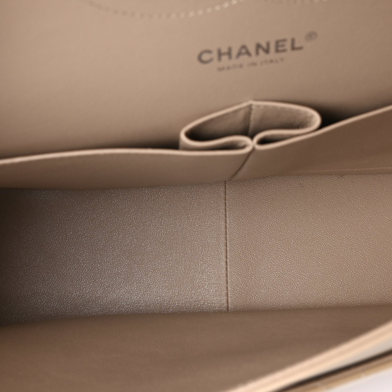Chanel Patent Quilted Jumbo Double Flap  Beige 5 of 7