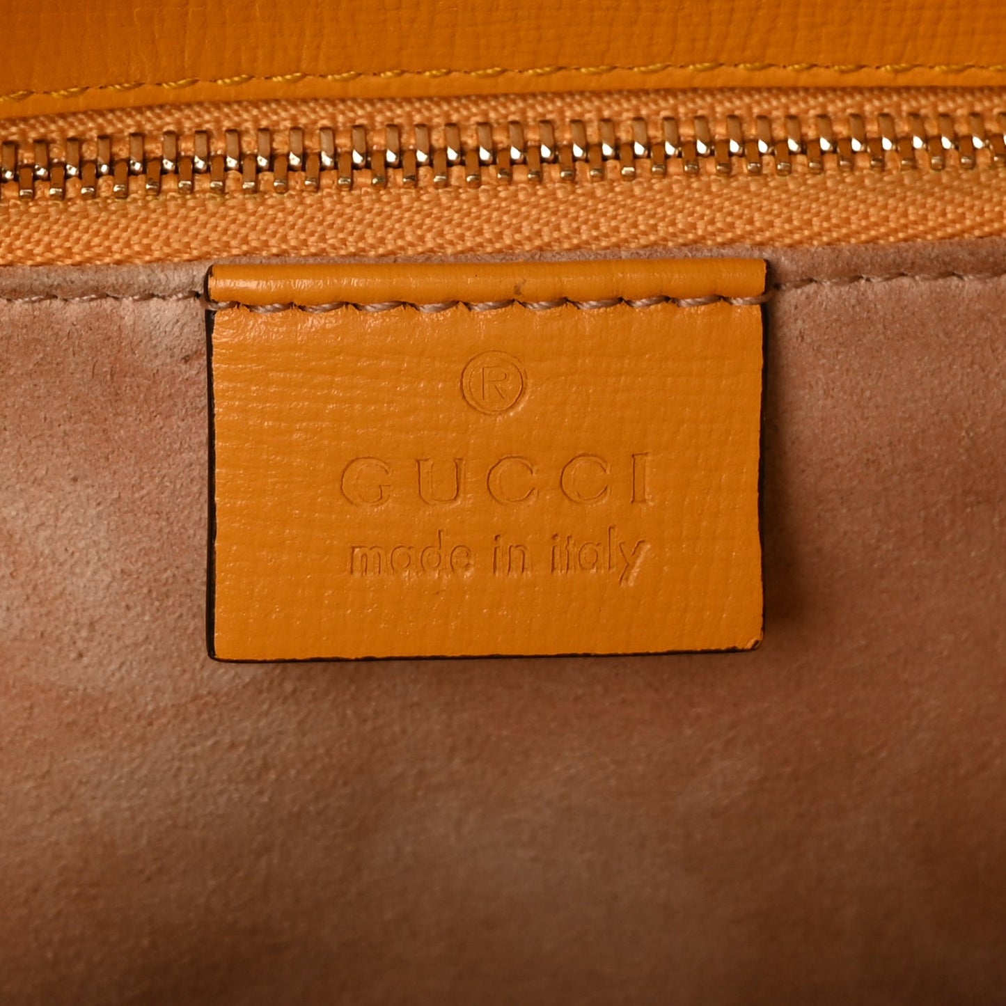 Textured Calfskin Horsebit 1955 Shoulder Bag  Yellow