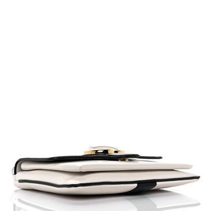 Gucci Calfskin Medium Arli Flap Shoulder Bag White 3 of 9