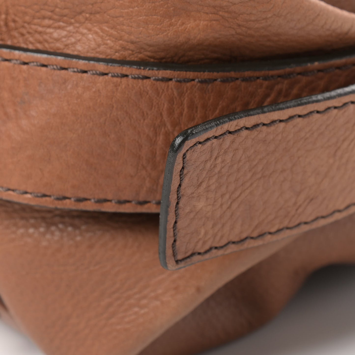 Calfskin Paddington Satchel Tan