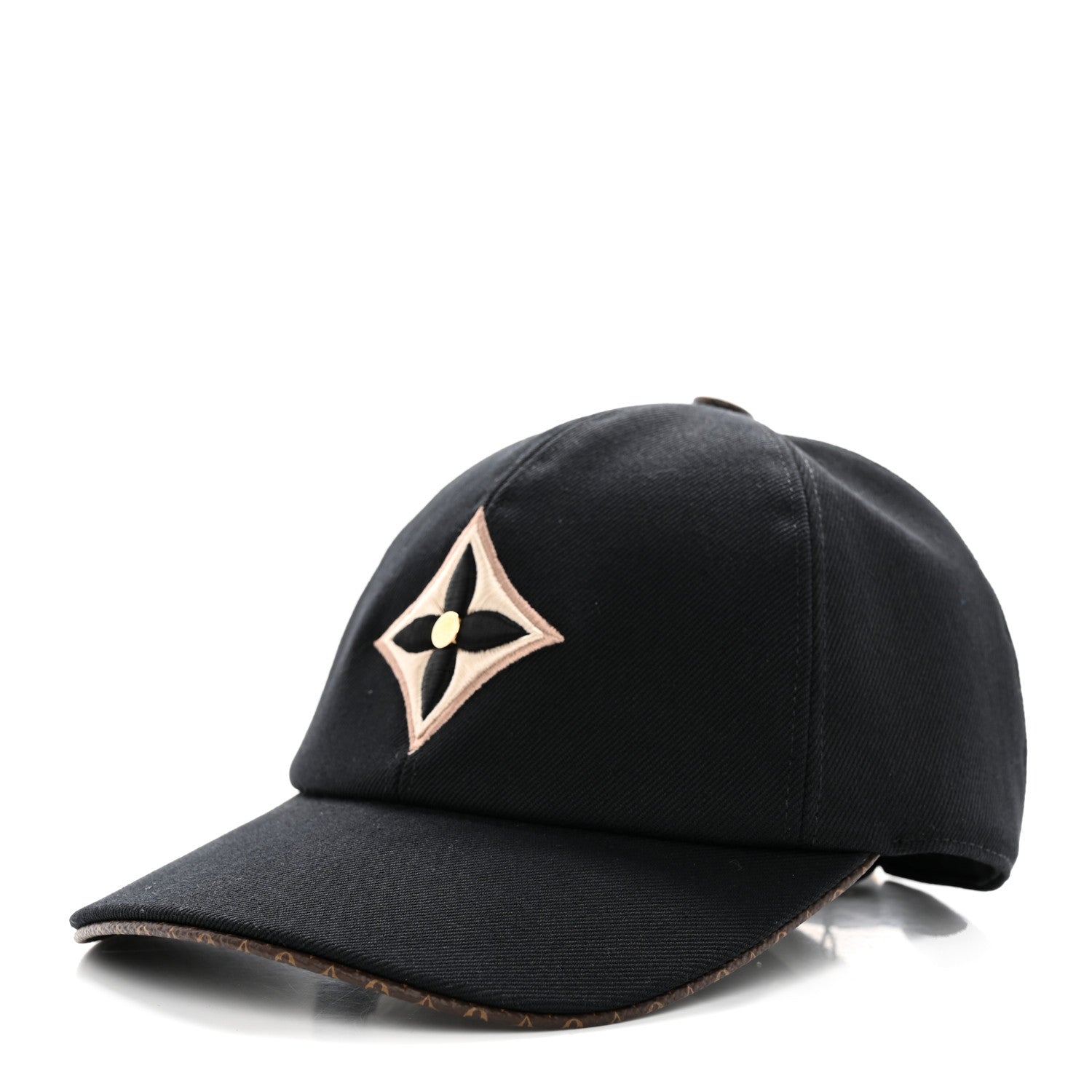 Louis Vuitton Monogram Cotton Jacquard Embroidered LV Day Cap M Black 1 of 11