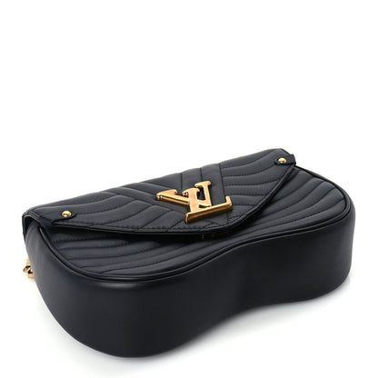 Louis Vuitton Calfskin New Wave Chain PM Black 3 of 9