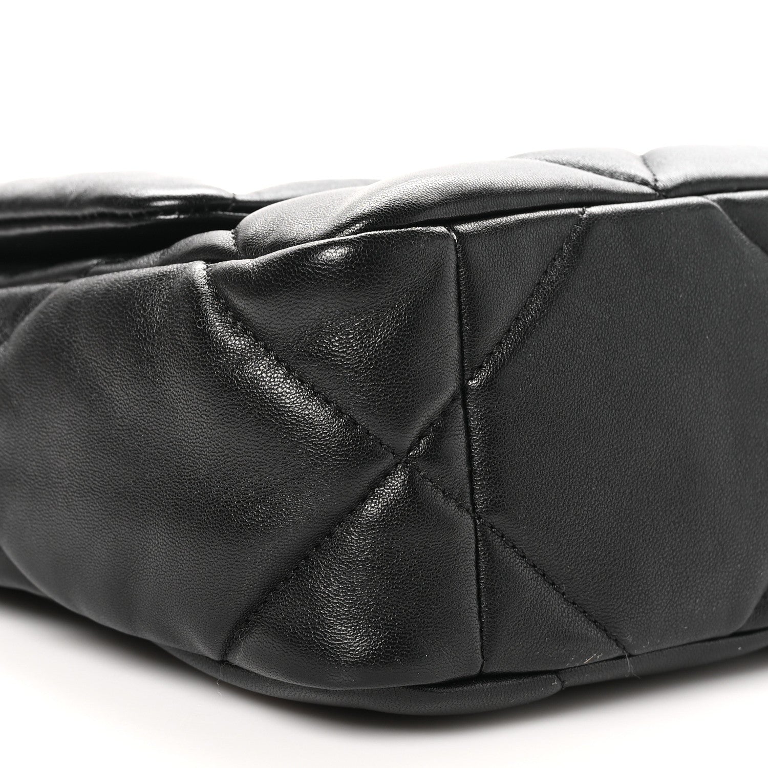 Chanel Goatskin Quilted Medium Chanel 19 Flap Black 8 of 9