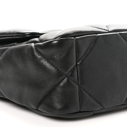 Chanel Goatskin Quilted Medium Chanel 19 Flap Black 8 of 9