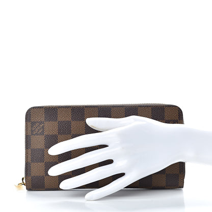 Louis Vuitton Damier Ebene Zippy Wallet 2 of 8