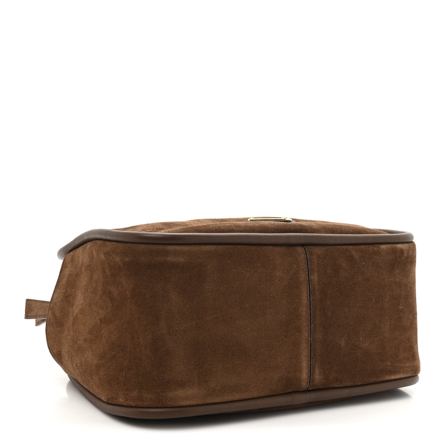 Prada Camoscio Darling Shoulder Bag Cocoa Brown 4 of 10