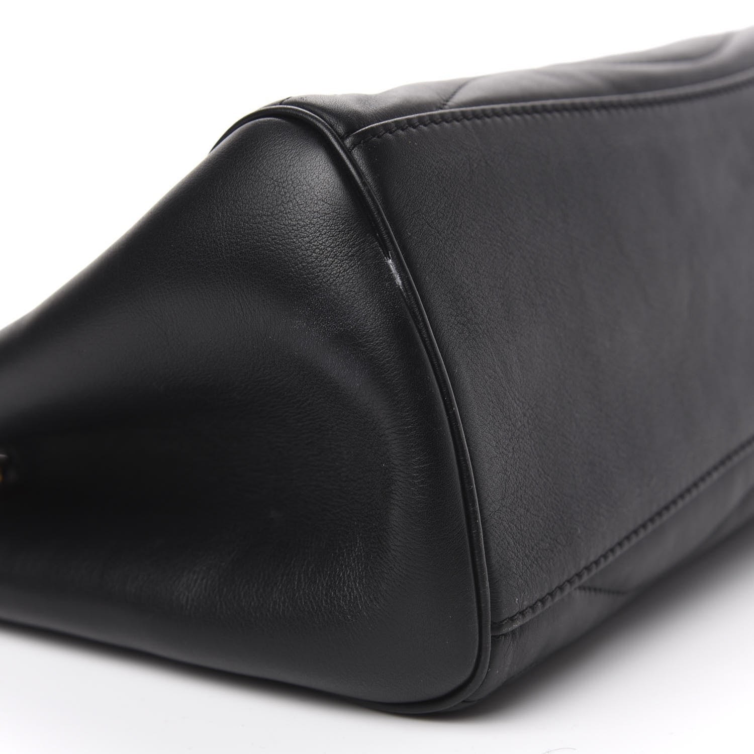 Louis Vuitton Calfskin New Wave Chain Tote Black 6 of 9