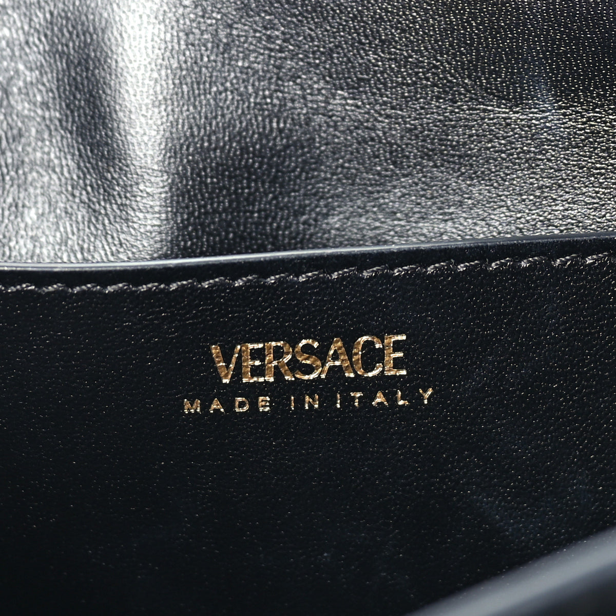 Versace Lambskin Kleio Shoulder Bag Lipstick  Black 5 of 8