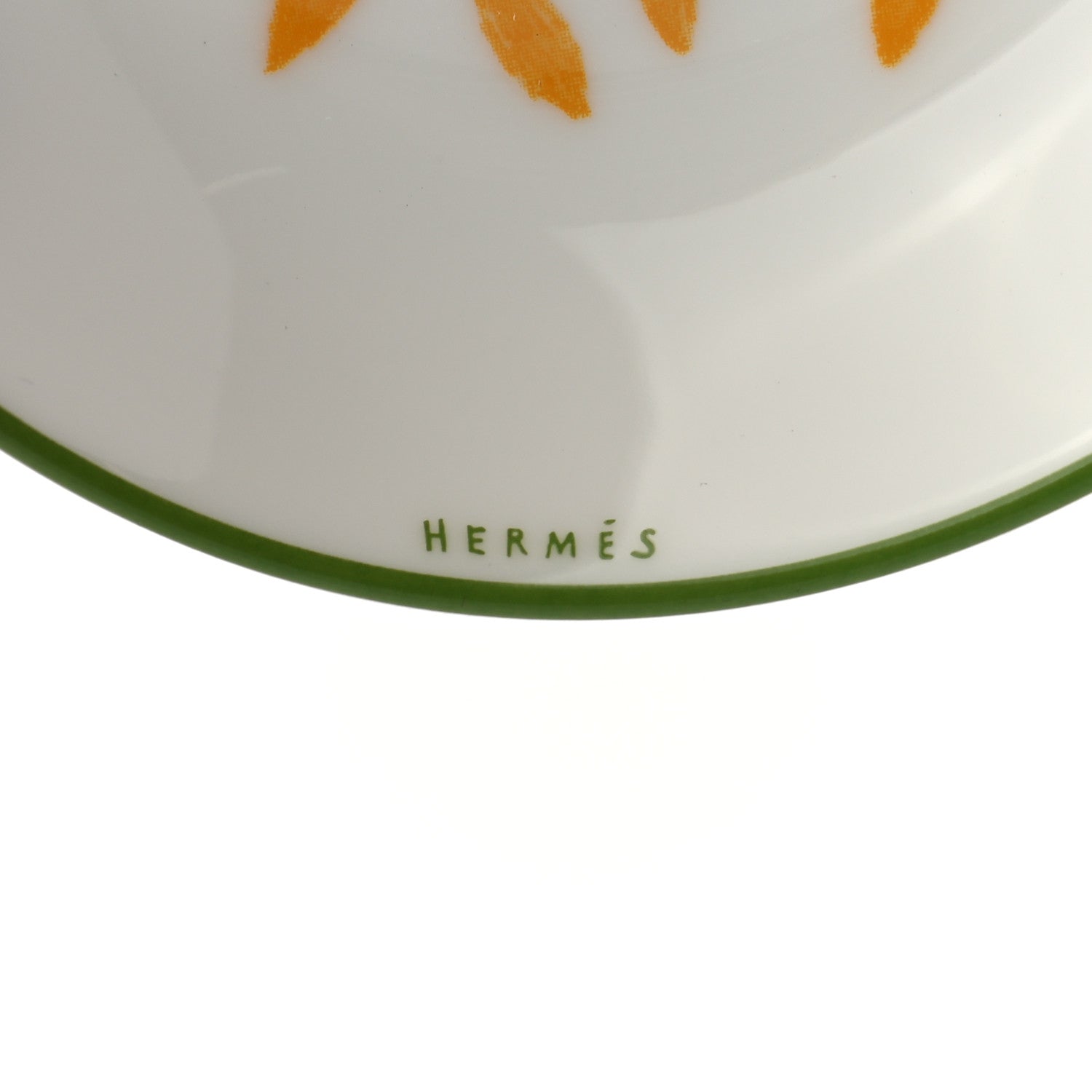 Hermes Porcelain Walk In The Garden Soy Dish Set of 2 7 of 8