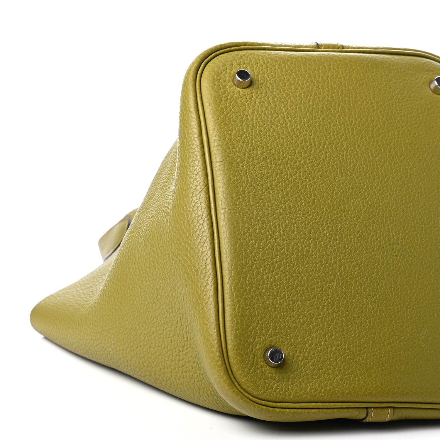 Hermes Taurillon Clemence Picotin 22 MM Chartreuse 7 of 8