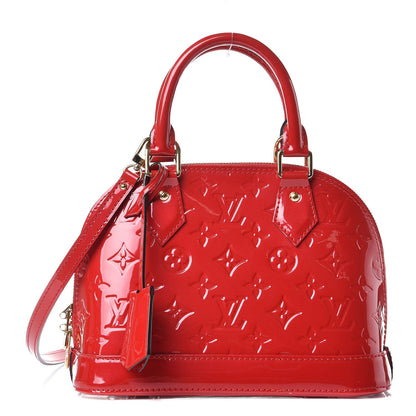 Louis Vuitton Vernis Alma BB Cherry 1 of 7