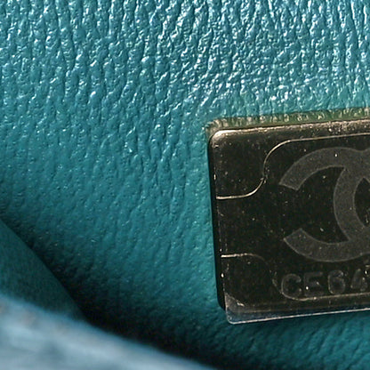 Chanel Caviar Quilted Small Coco Handle Flap Green 9 of 11
