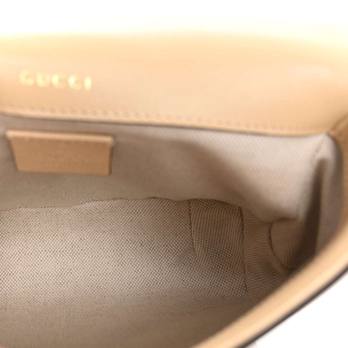 Gucci Azalea Calfskin Web Mini Horsebit 1955 Shoulder Bag Bubble Tea 4 of 8