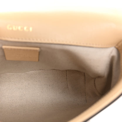 Gucci Azalea Calfskin Web Mini Horsebit 1955 Shoulder Bag Bubble Tea 4 of 8