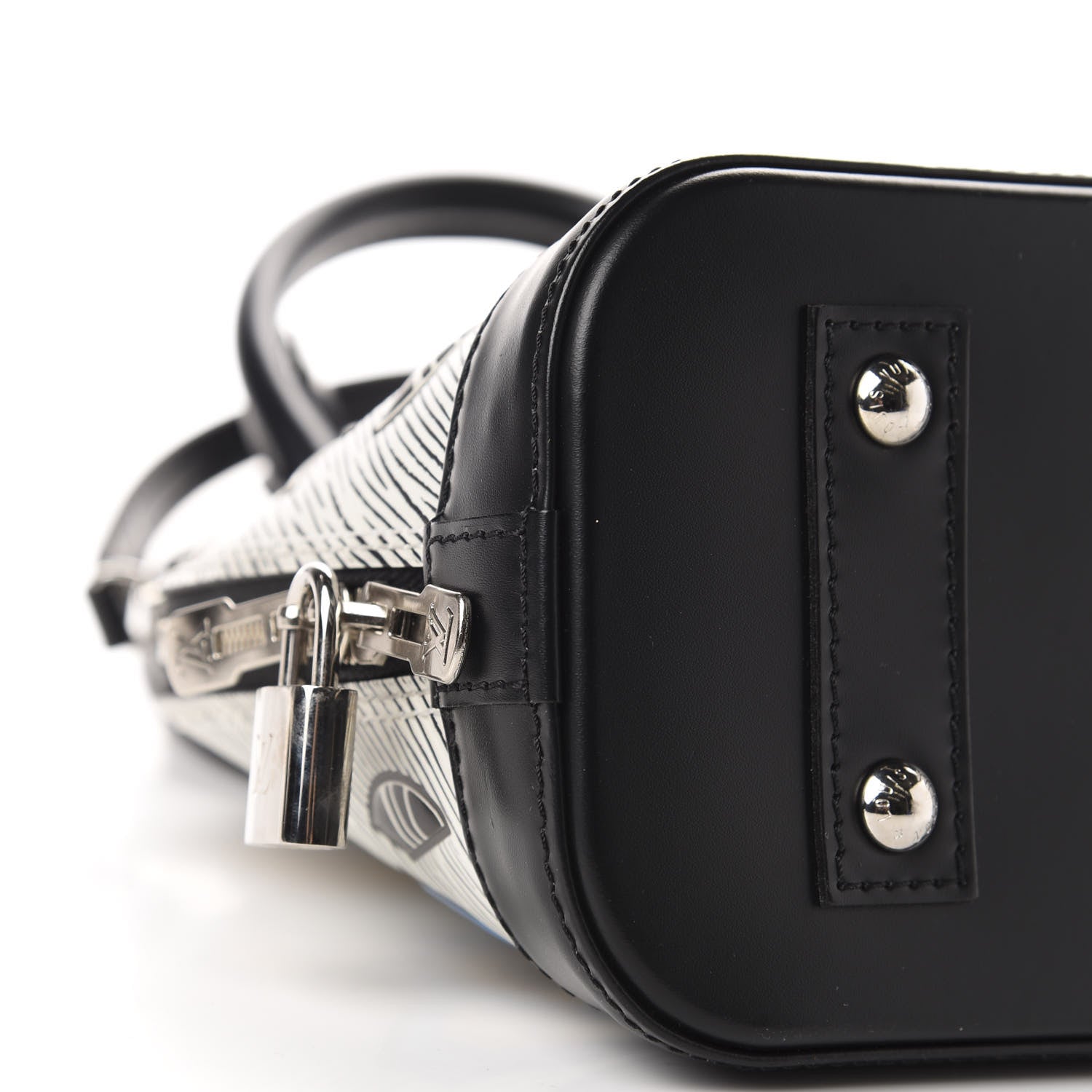 Louis Vuitton Epi Azteque Alma BB White 6 of 9