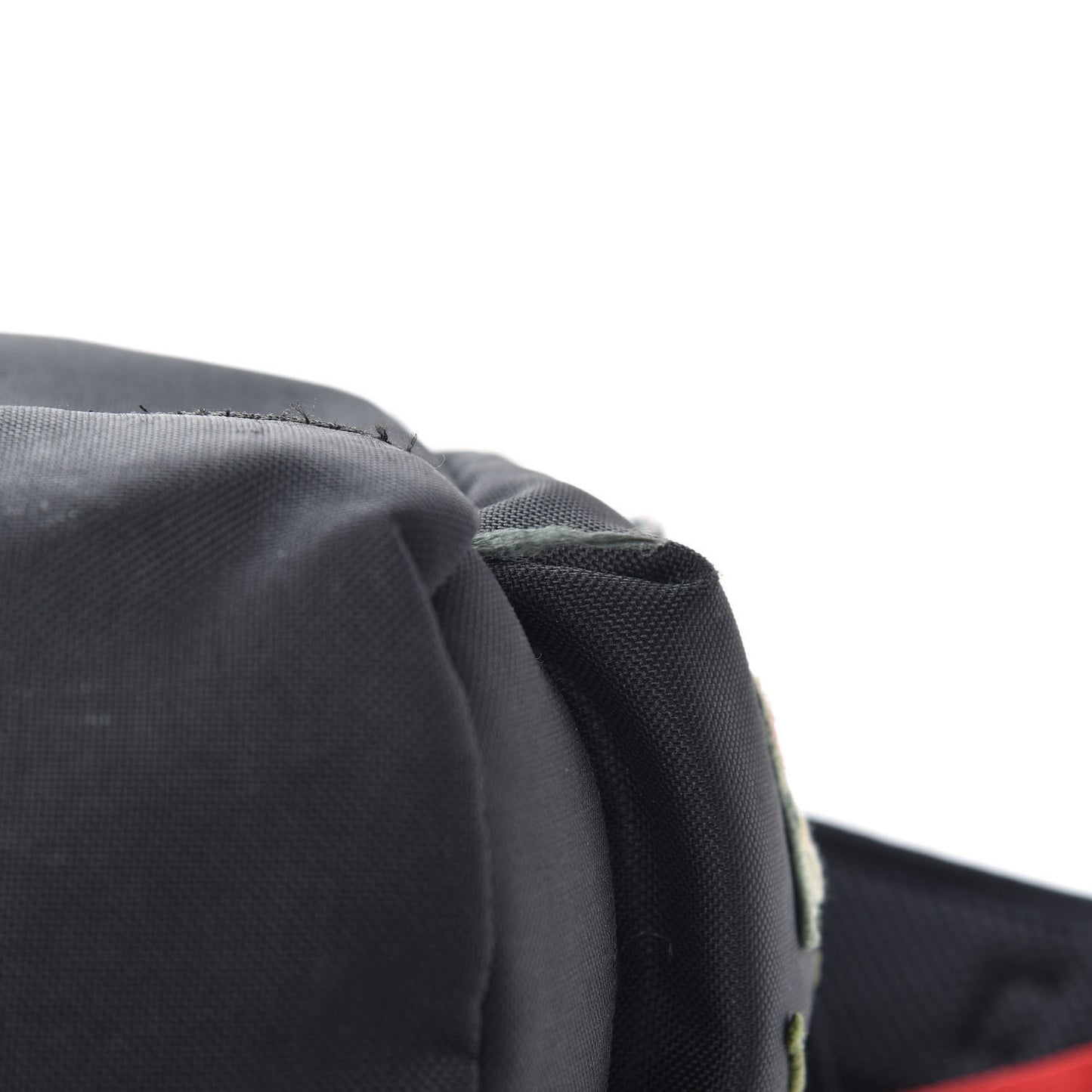 Techno Canvas Web L'Aveugle Par Amour Embroidered Drawstring Backpack Black