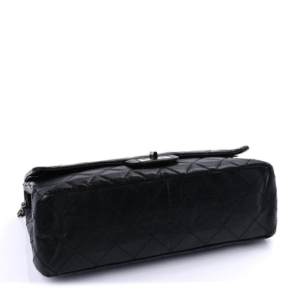 Chanel Aged Calfskin Quilted 2.55 Reissue 227 Flap  So Black 5 of 16