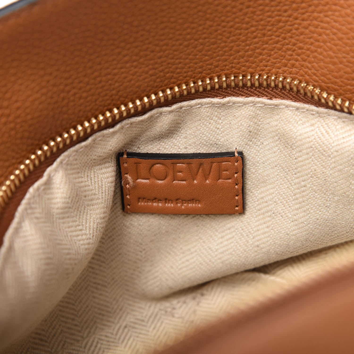 Loewe Calfskin Medium Puzzle Bag Tan 8 of 9