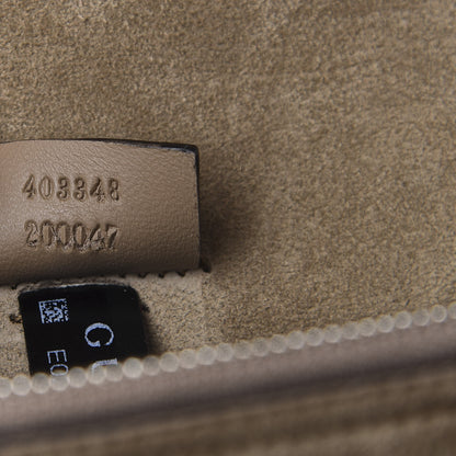 Gucci GG Supreme Monogram Medium Dionysus Shoulder Bag Taupe 7 of 11