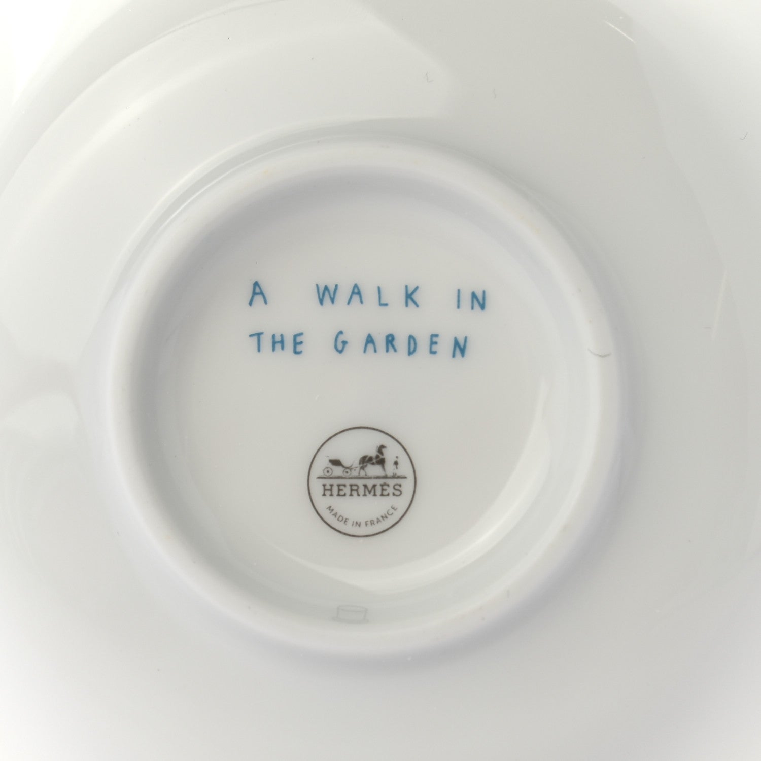 Hermes Porcelain Walk In The Garden Soy Dish Set of 2 6 of 8