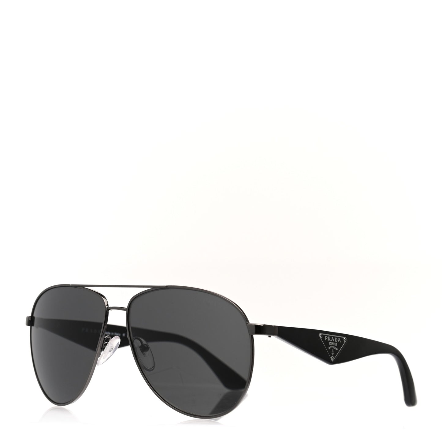 Metal Gradient Aviator Sunglasses SPR53Q Black