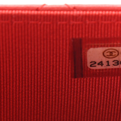 Chanel Lambskin Quilted Wallet On Chain WOC Red 8 of 14