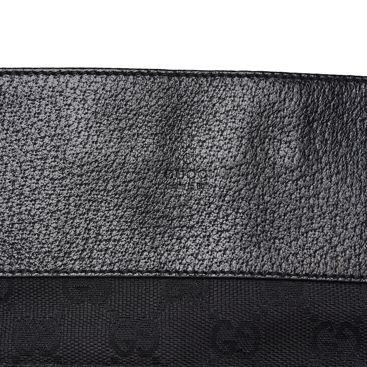 GG Monogram Messenger Crossbody Bag Black