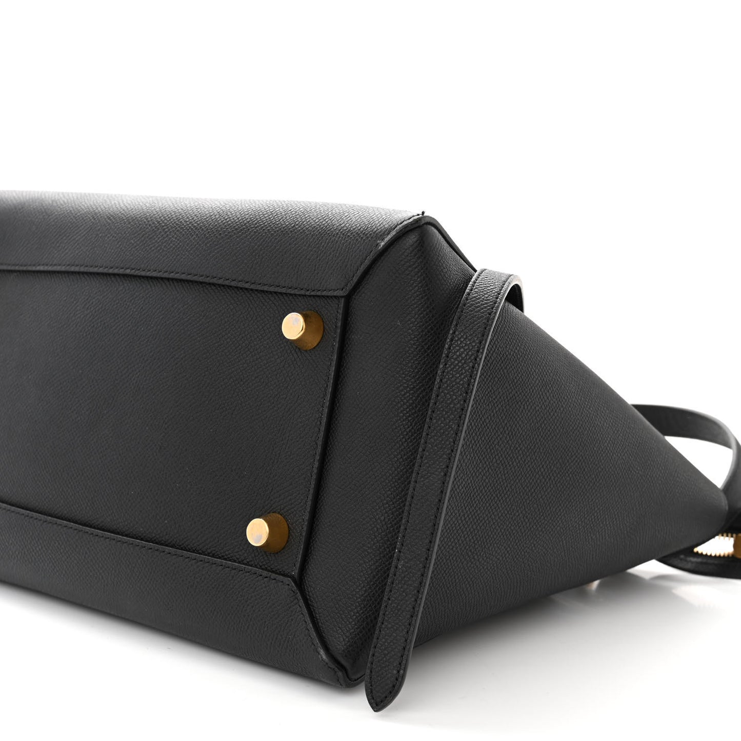 Grained Calfskin Mini Belt Bag Black