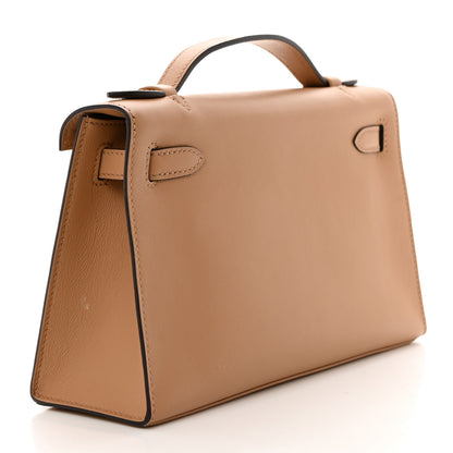 Hermes Swift Kelly Pochette Clutch Chai 3 of 10