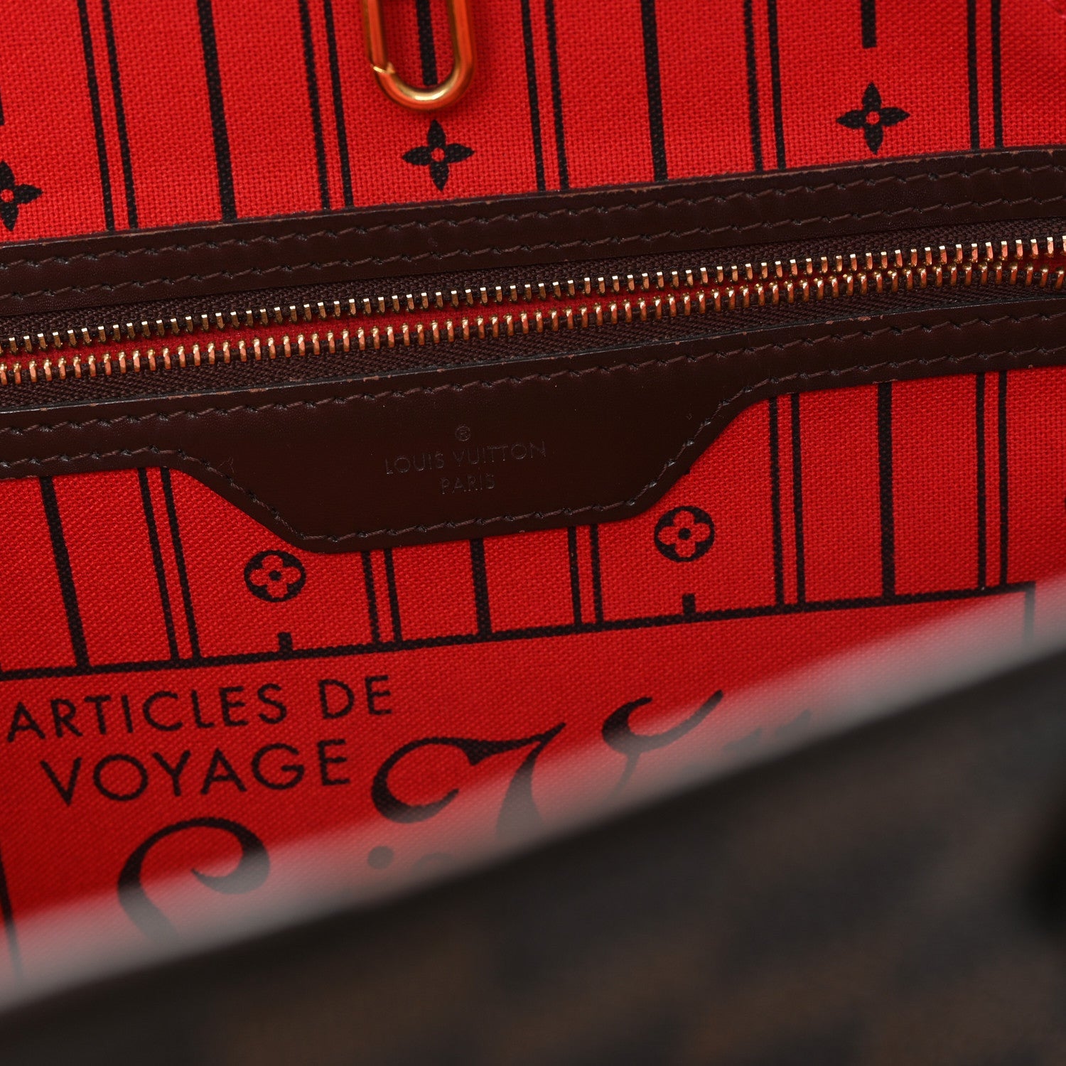 Louis Vuitton Damier Ebene Neverfull MM 6 of 7