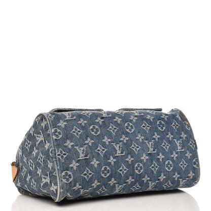 Louis Vuitton Monogram Denim Neo Speedy Blue 4 of 14