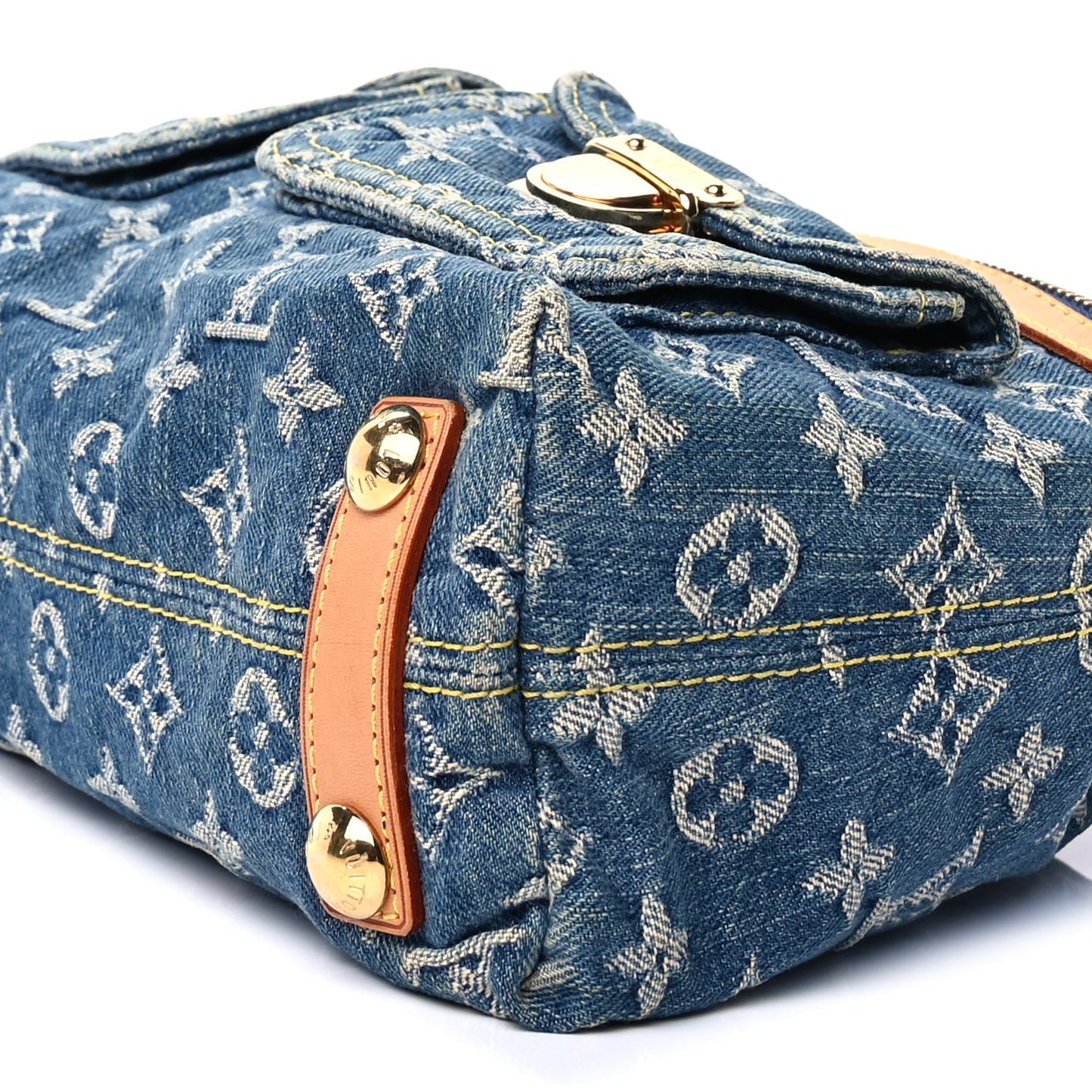 Monogram Denim Baggy PM Blue