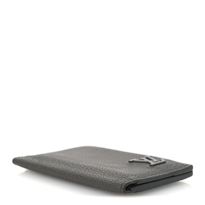 Louis Vuitton Grained Calfskin Aerogram Pocket Organizer Khaki 4 of 7