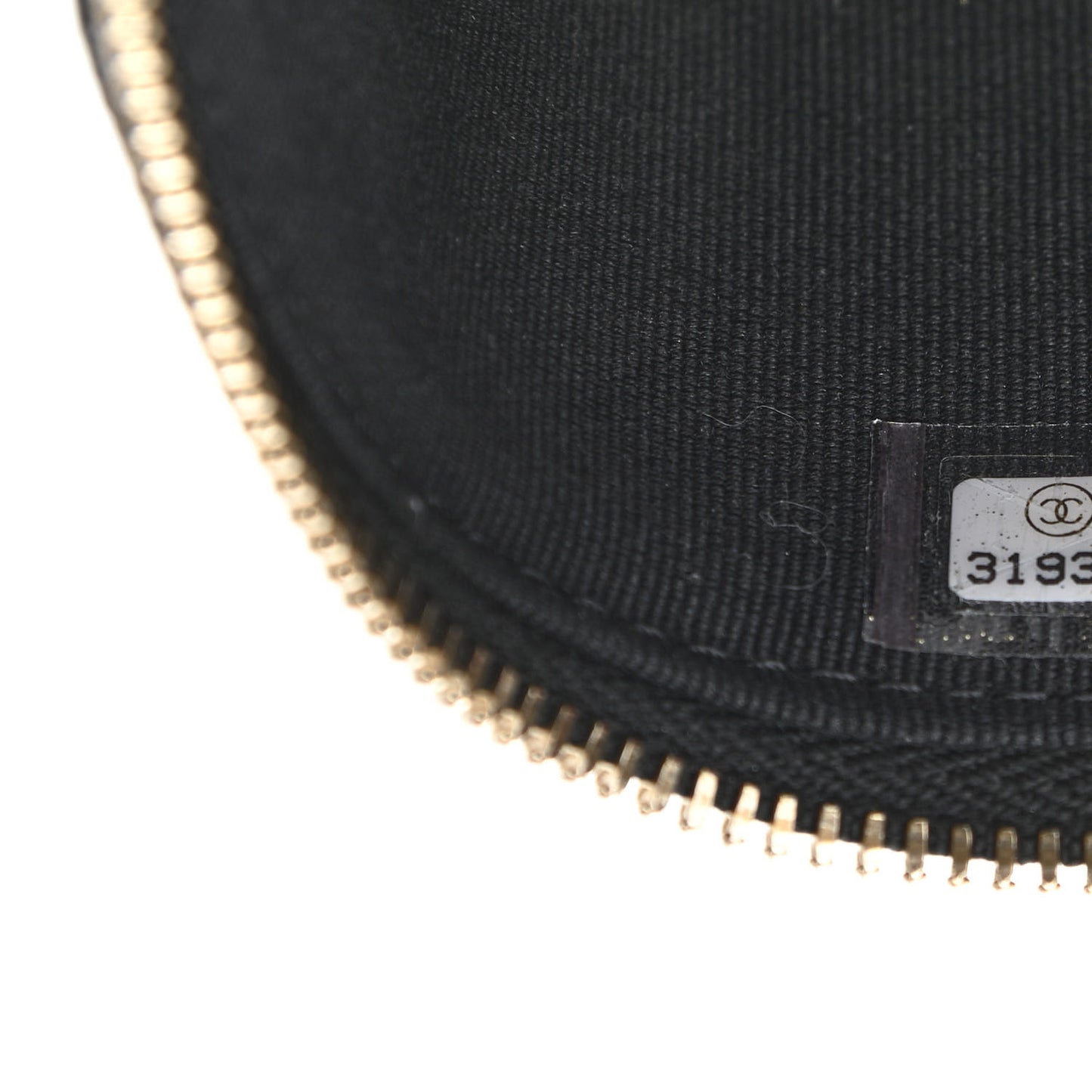 Caviar Quilted Small Tiny CC Vanity Case With Chain Black