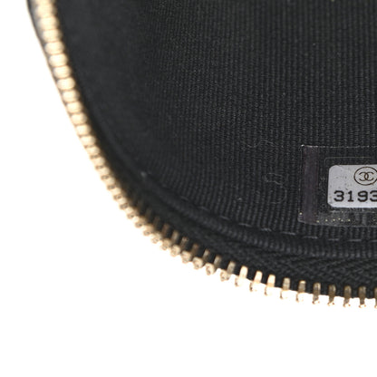 Chanel Caviar Quilted Small Tiny CC Vanity Case With Chain Black 7 of 12