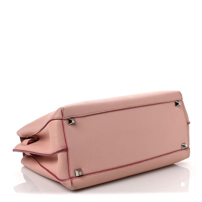 MCM Grained Calfskin Medium Milla Tote Pink Blush 4 of 12