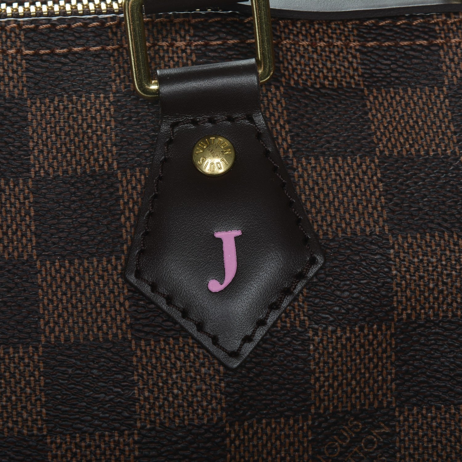 Louis Vuitton Damier Ebene Speedy 30 5 of 9