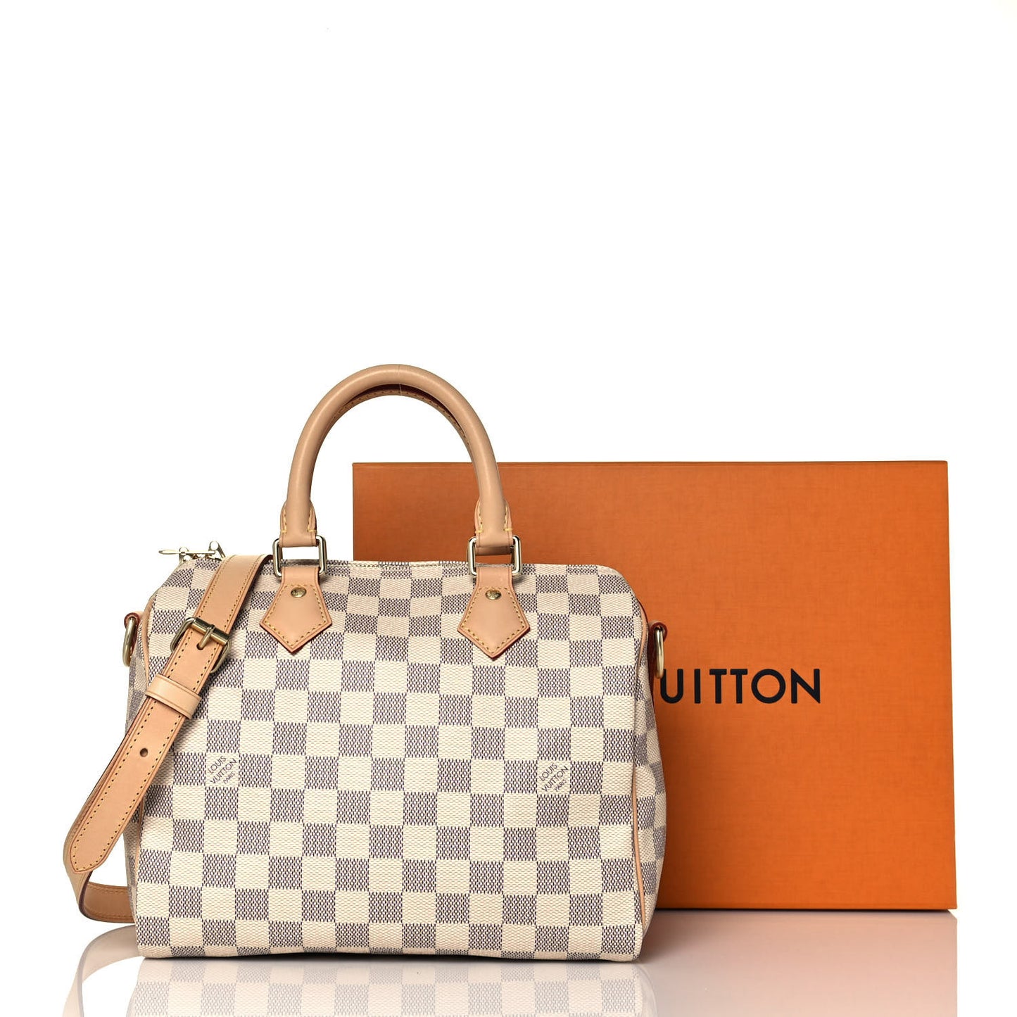 Damier Azur Speedy Bandouliere 25