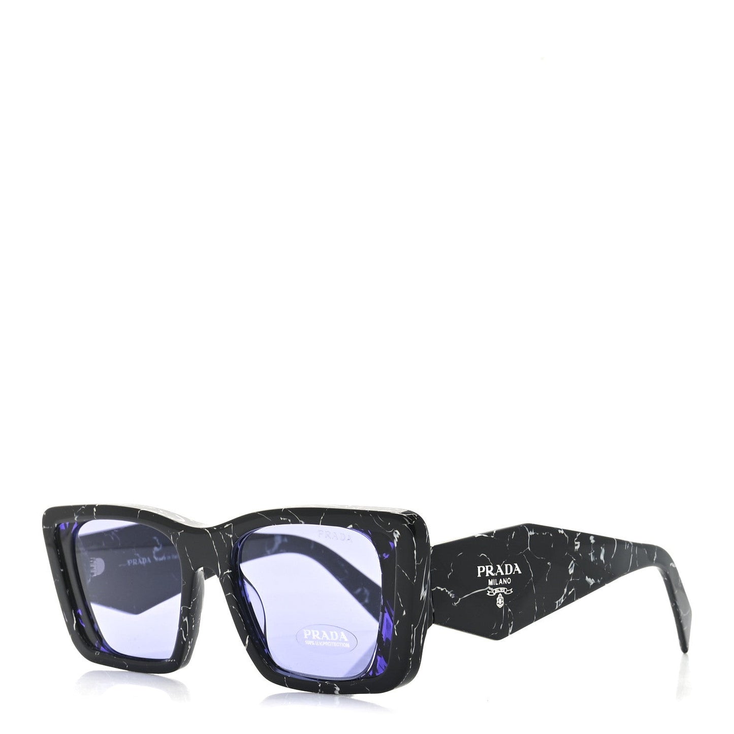 Acetate Symbole Sunglasses SPR 08Y Havana Black White