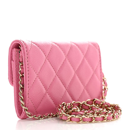 Chanel Caviar Quilted Belt Bag Pink 2 of 8