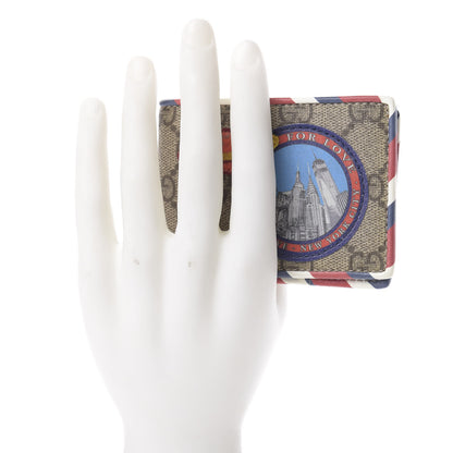 Gucci GG Supreme Monogram Courrier Bi-Fold Wallet 2 of 7