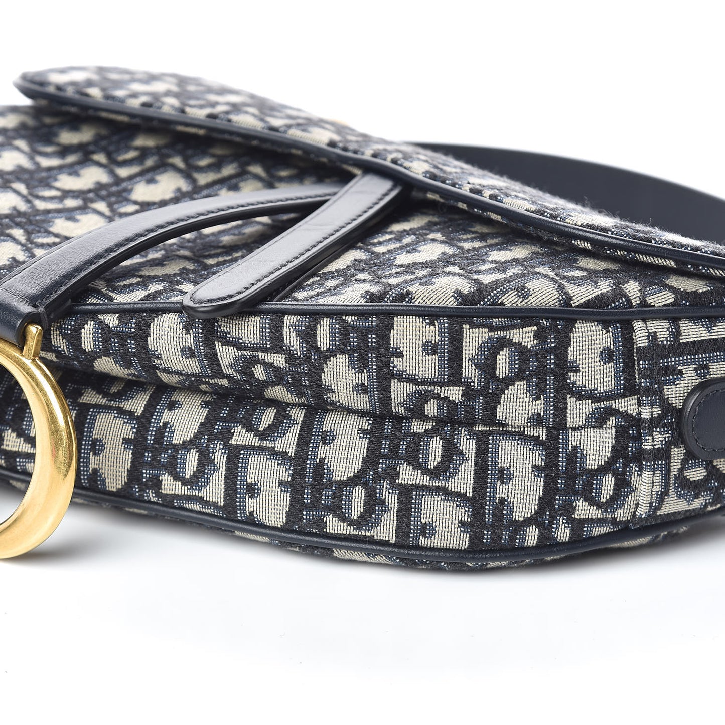 Oblique Saddle Bag Blue