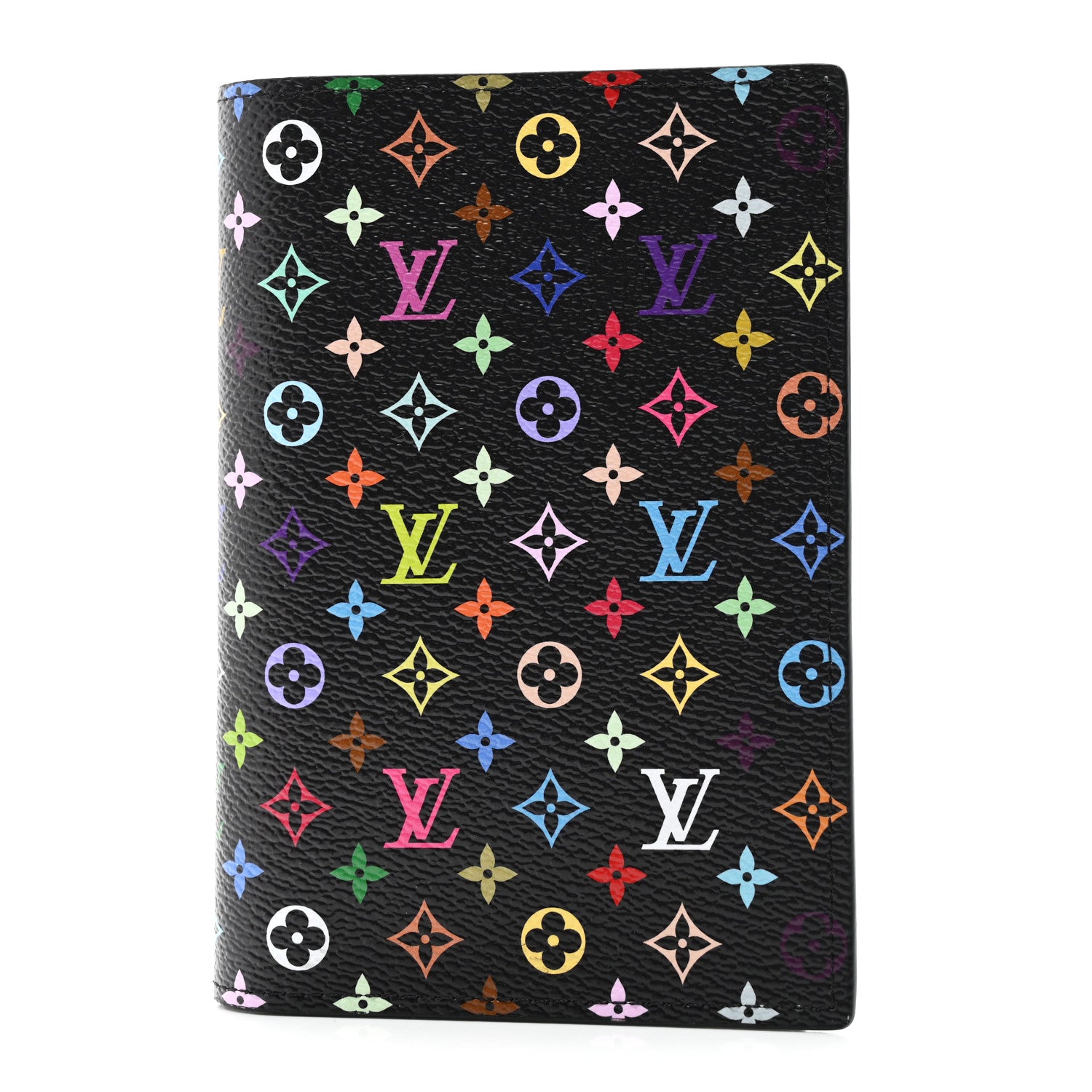 Louis Vuitton LV X TM Monogram Multicolor Passport Cover Black 1 of 7