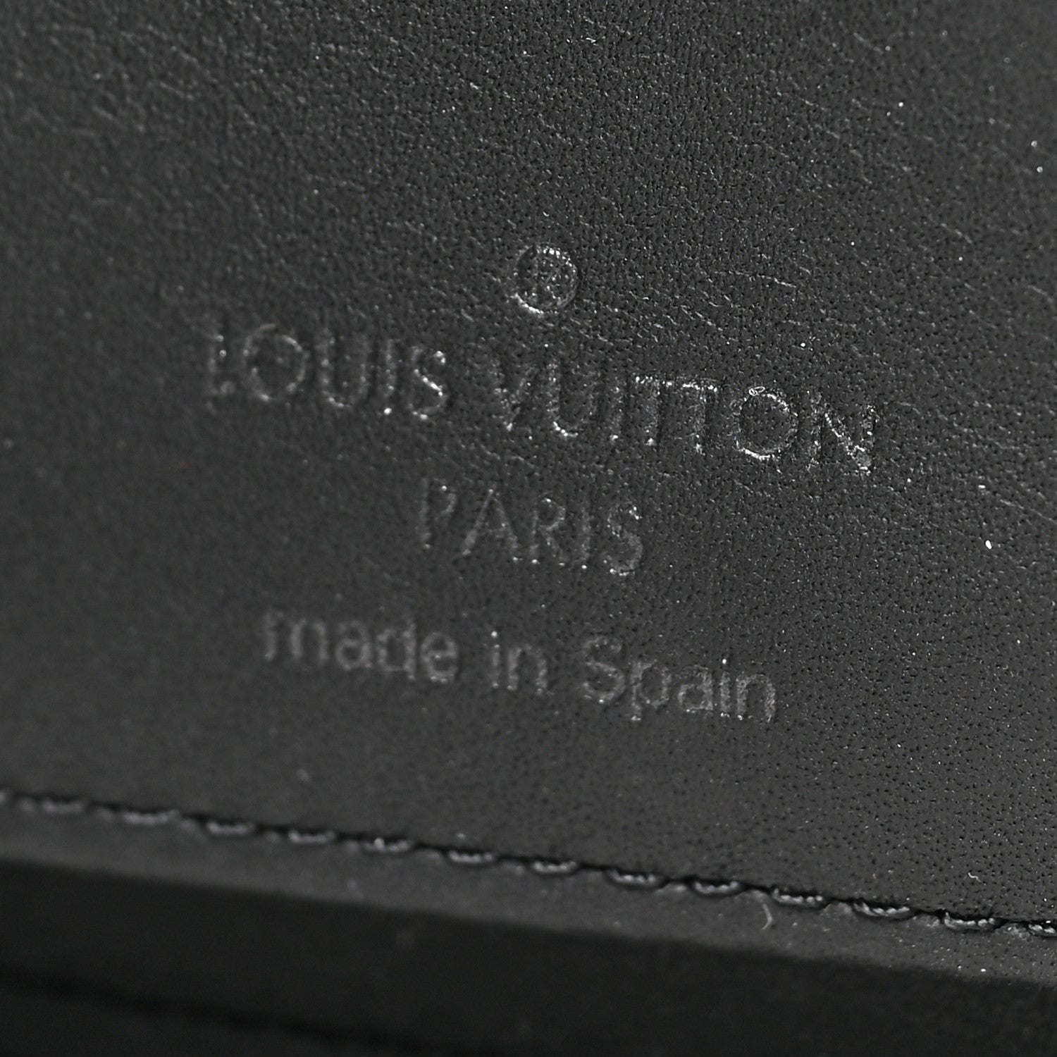 Louis Vuitton Calfskin Monogram Shadow Vertical Zippy Wallet Black 6 of 6