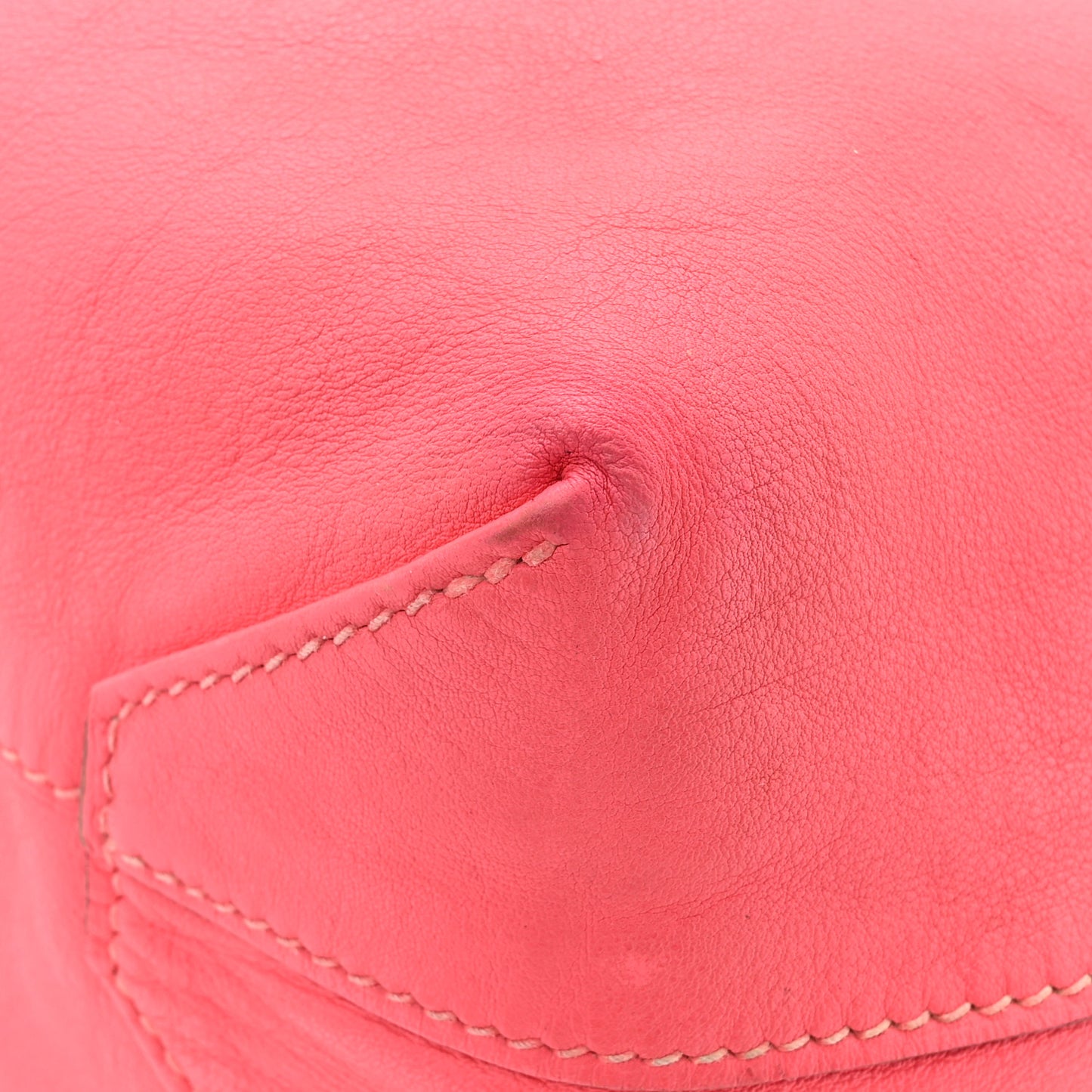 Veau Sikkim Swift Double Sens 28 Reversible Tote Peony Sanguine