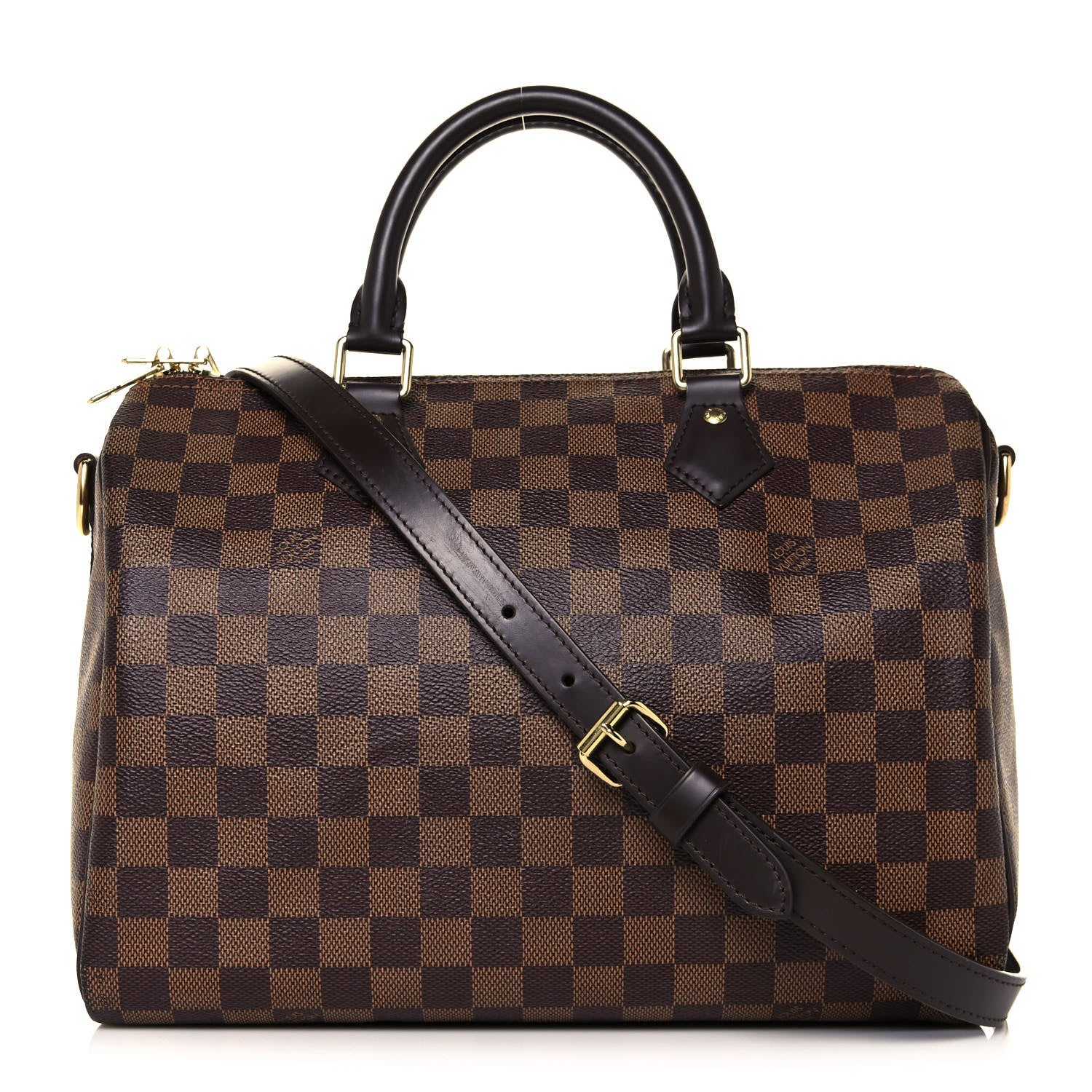 Louis Vuitton Damier Ebene Speedy Bandouliere 30 1 of 15