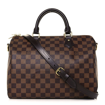Louis Vuitton Damier Ebene Speedy Bandouliere 30 1 of 15