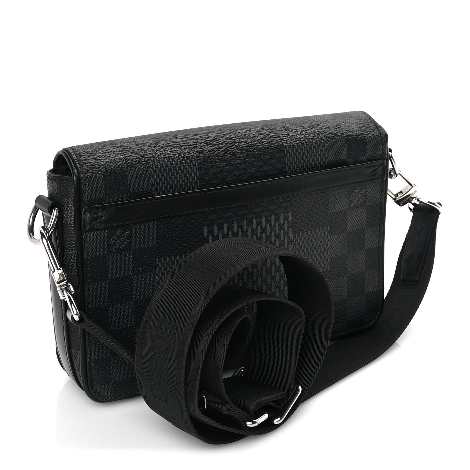 Louis Vuitton Damier Graphite 3D Studio Messenger Black 2 of 7