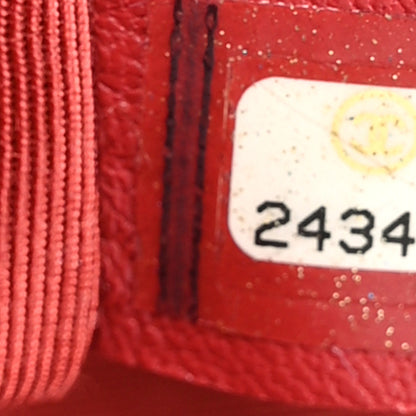 Chanel Lambskin Quilted Medium Top Handle Boy Flap Red 5 of 8