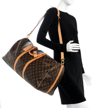 Louis Vuitton Monogram Keepall Bandouliere 55 2 of 11